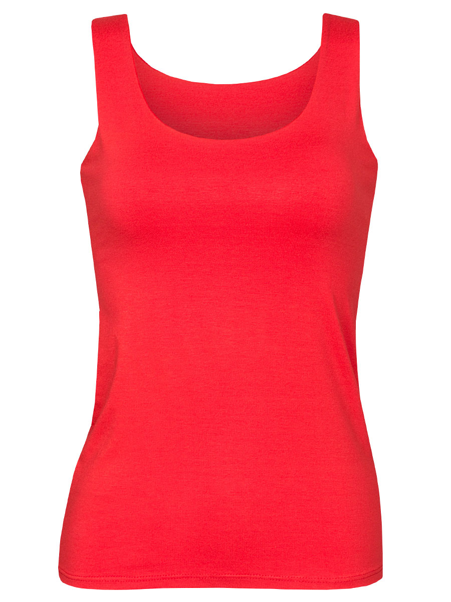 Top Viscose Rood