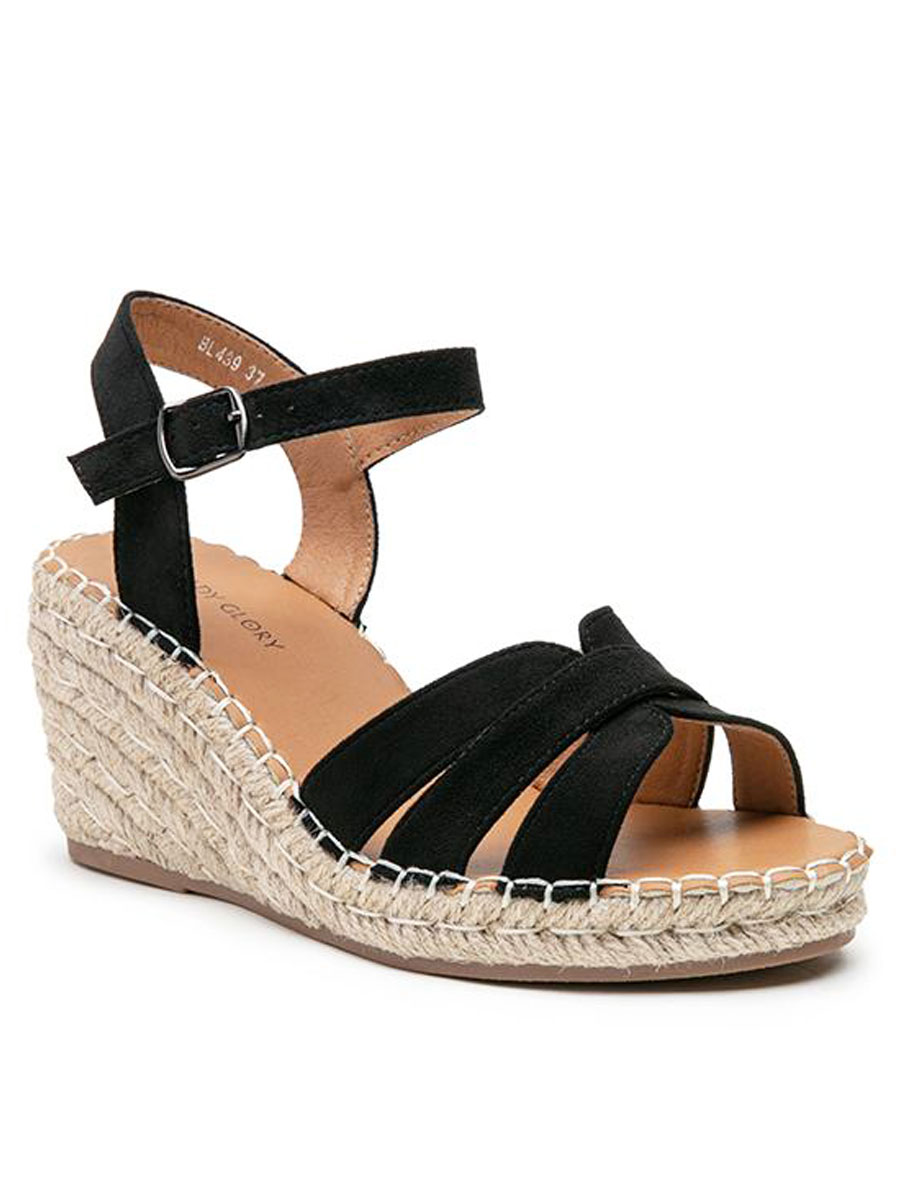 Sandalen Wedge Zwart