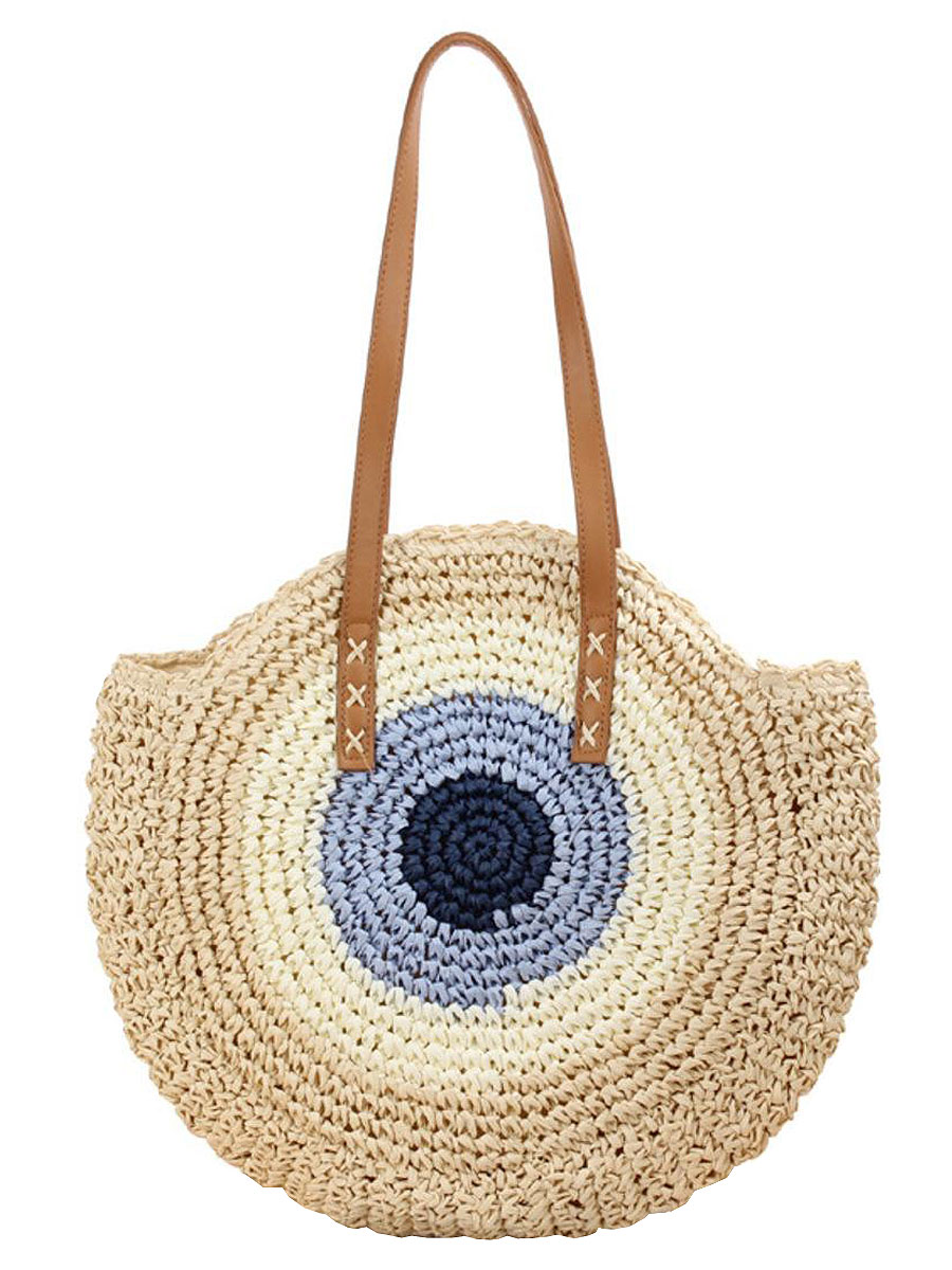 Tas Ibiza Beige Blauw