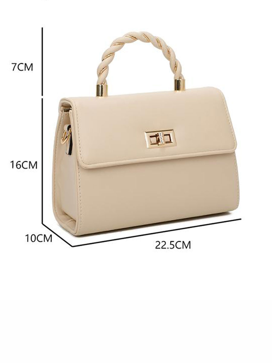 Schoudertas Joanne Beige voorkant