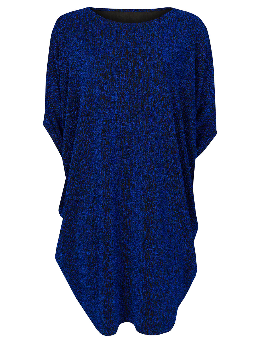 Jurk Comfy Glitter Blauw