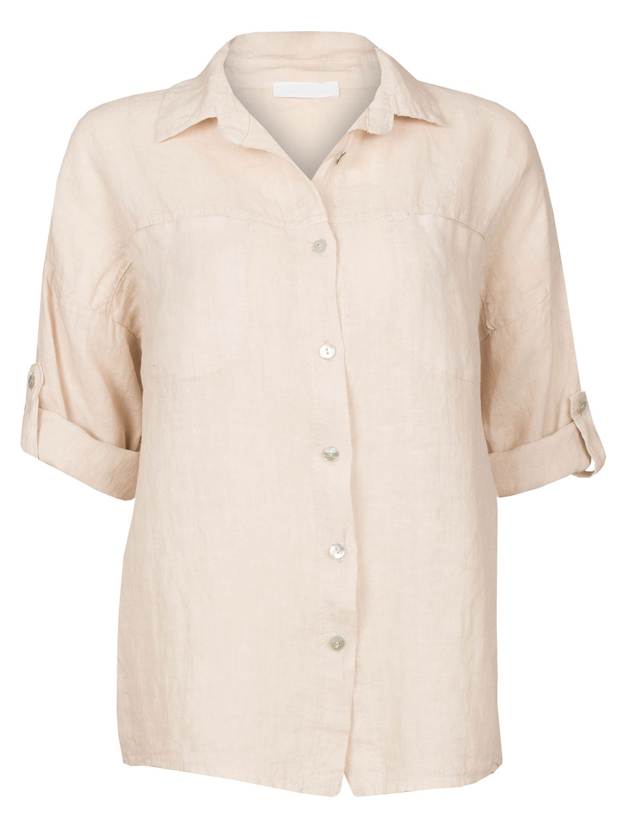 Blouse Linnen Beige