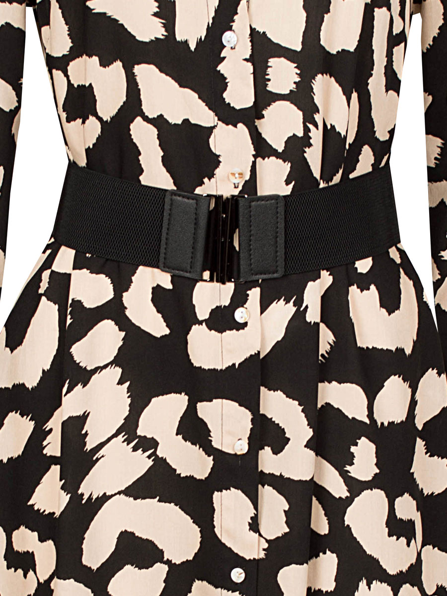 Maxi Blousejurk Jolien detail print