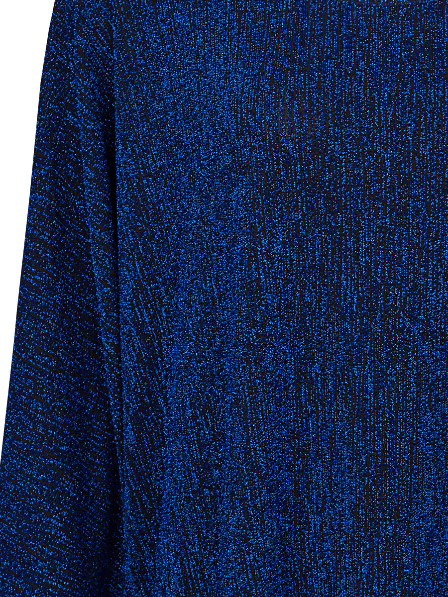 Top Glitter Blauw detail