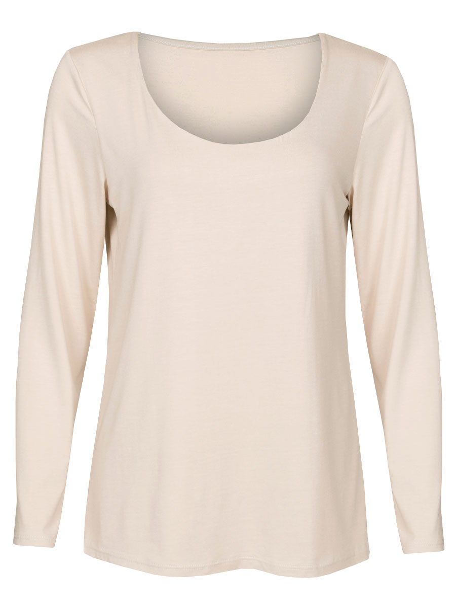 Shirt Viscose Beige