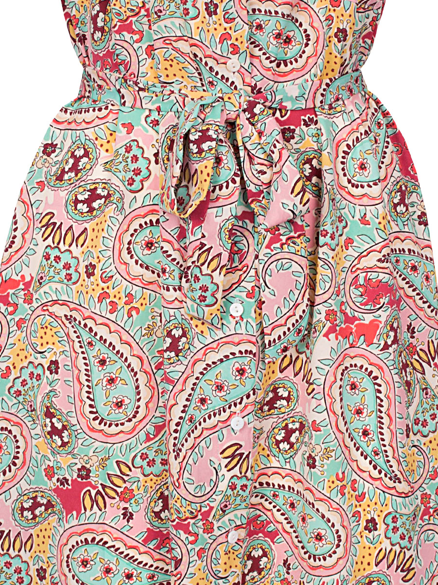 Maxi Blousejurk Paisley detail