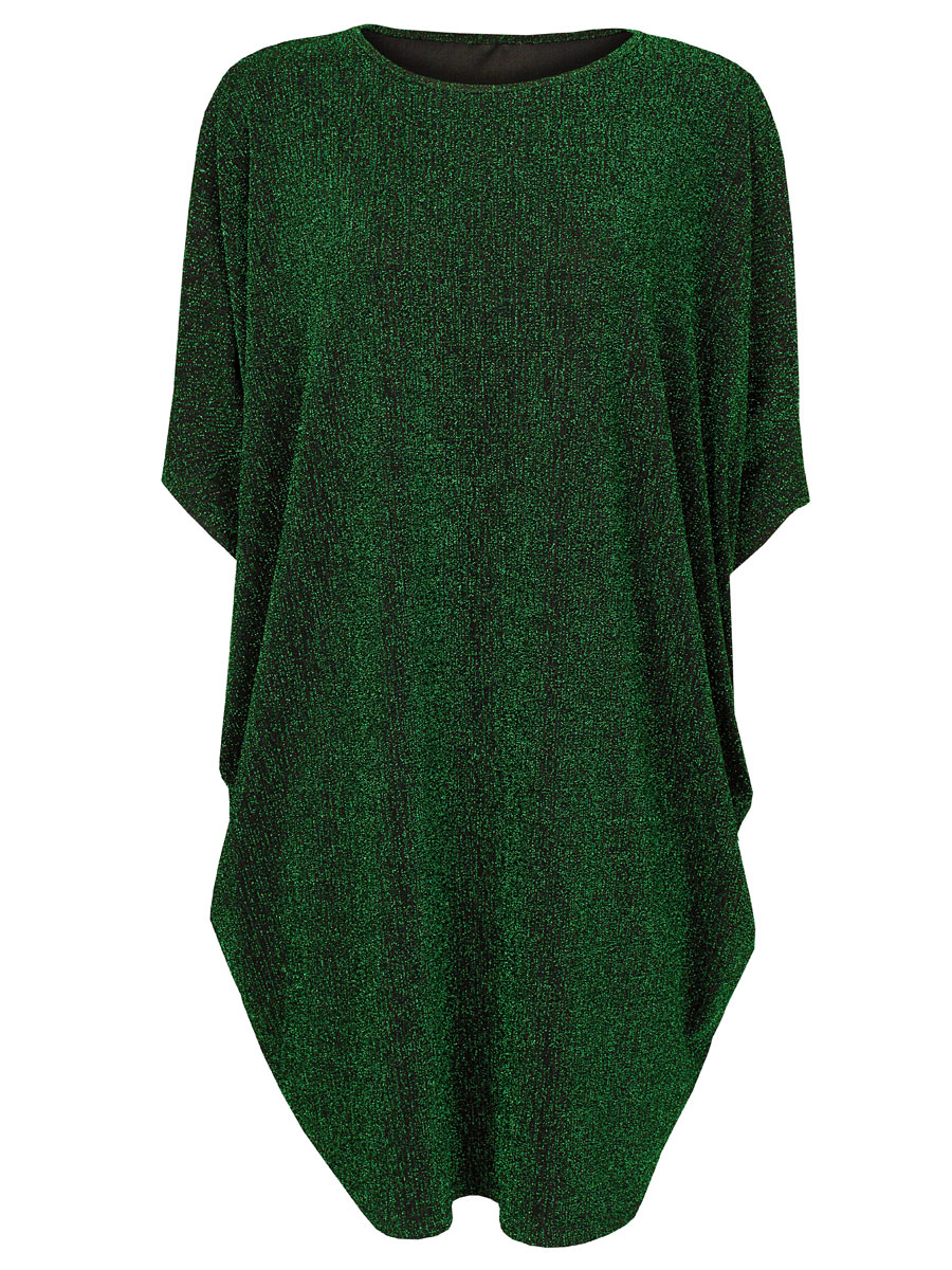 Jurk Comfy Glitter Groen