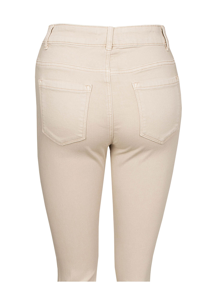 Norfy Jog Jeans Beige achterkant