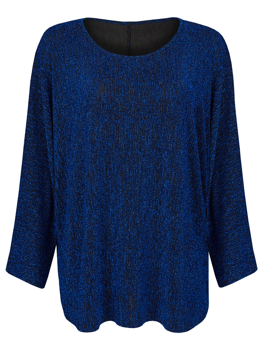 Top Glitter Blauw