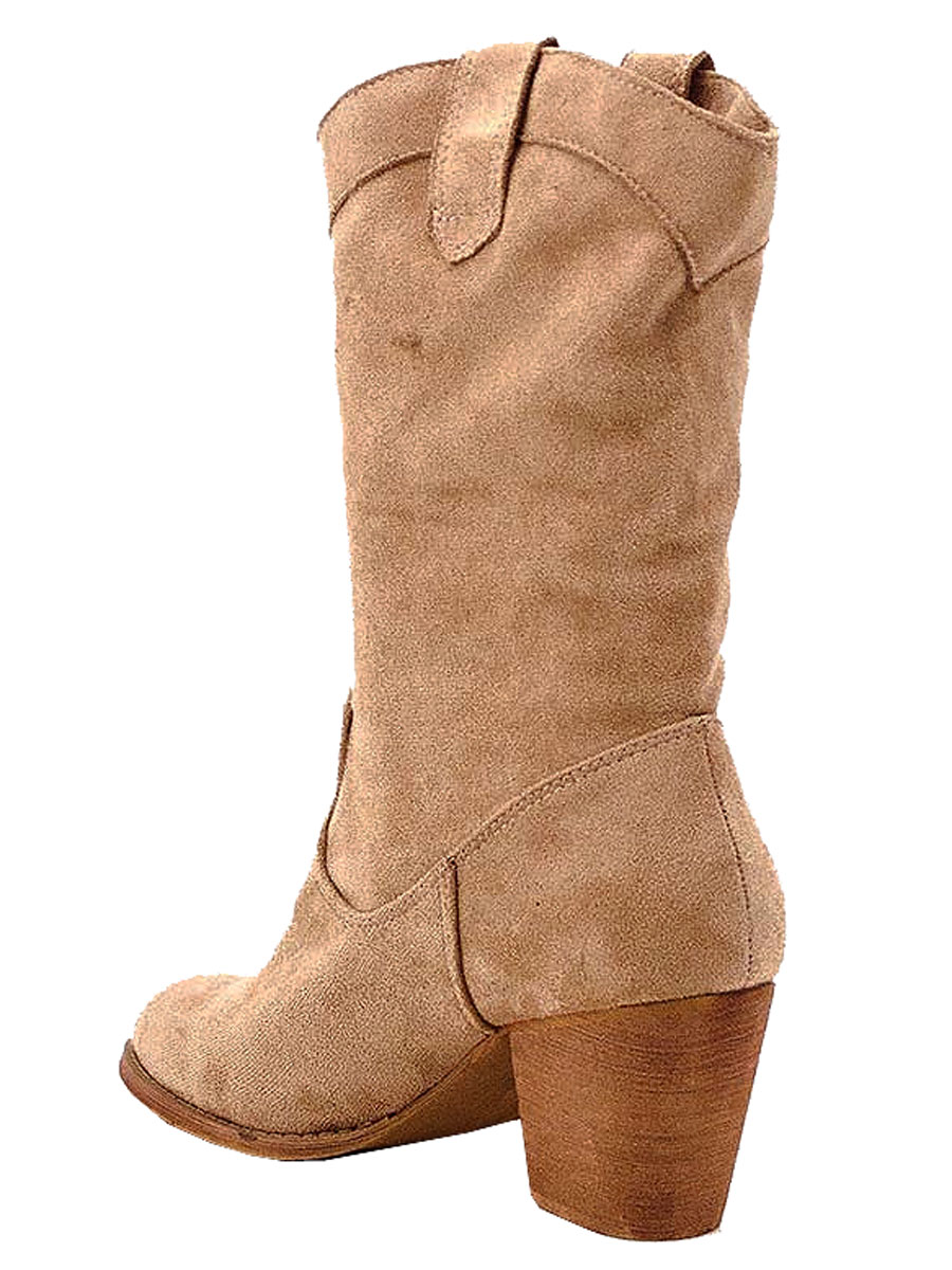 Laarzen Cowboy Beige achterkant