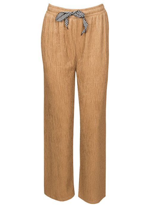 Broek Gerimpeld Bruin