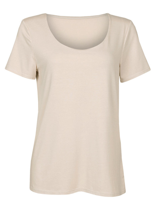 T-Shirt Viscose Beige