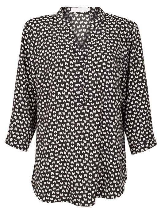 Blouse Zwart Print